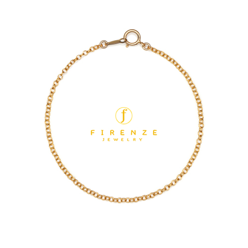14K Gold Filled Handmade 1.6mmx180mm DoubleCableChain (Anklet) Bracelet[Firenze Jewelry] 피렌체주얼리